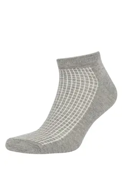 جوراب مچی مردانه خاکستری دفاکتو