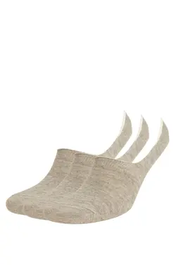 جوراب کفی مردانه خاکستری دفاکتو