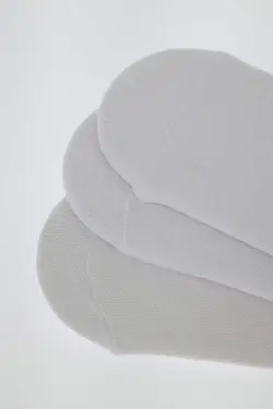 جوراب کفی مردانه سفید دفاکتو