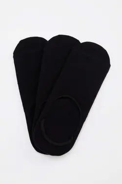 جوراب کفی مردانه سیاه دفاکتو