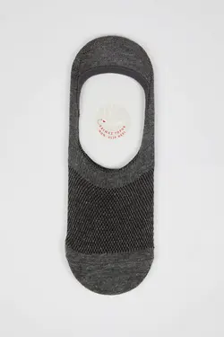 جوراب کفی مردانه خاکستری دفاکتو