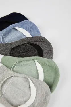 جوراب کفی مردانه چند رنگ دفاکتو