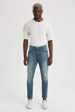 شلوار جین Skinnyمردانه سبز دفاکتو