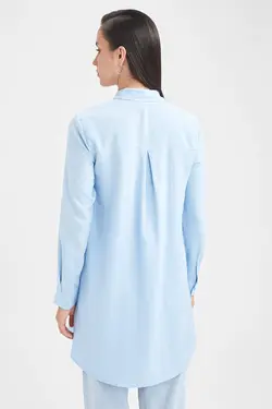 تونیک زنانه آبی دفاکتو