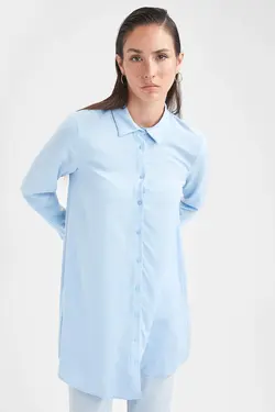 تونیک زنانه آبی دفاکتو