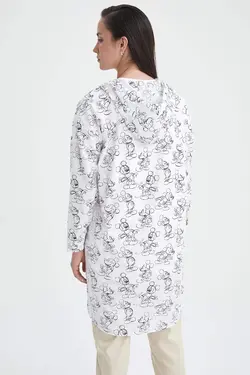 تونیک زنانه سفید تیره دفاکتو