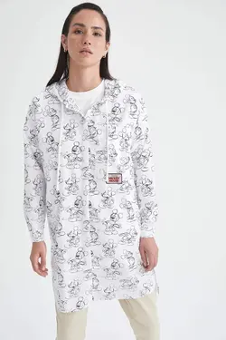 تونیک زنانه سفید تیره دفاکتو