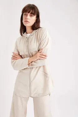 تونیک زنانه بژ دفاکتو