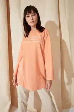 تونیک زنانه نارنجی دفاکتو