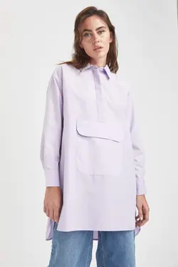 تونیک زنانه بنفش دفاکتو