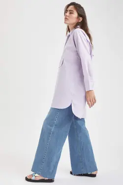 تونیک زنانه بنفش دفاکتو