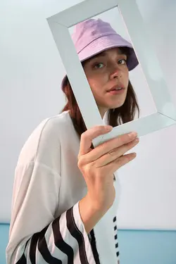 تونیک زنانه سفید تیره دفاکتو