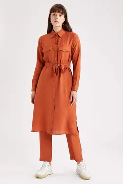 تونیک زنانه نارنجی دفاکتو