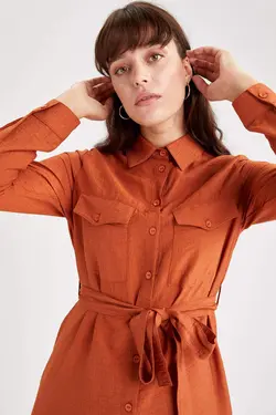 تونیک زنانه نارنجی دفاکتو