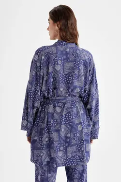 تونیک زنانه سرمه ای دفاکتو