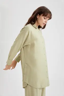 تونیک زنانه فیروزه ای دفاکتو