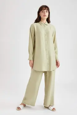 تونیک زنانه فیروزه ای دفاکتو