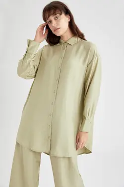 تونیک زنانه فیروزه ای دفاکتو