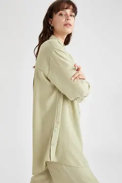 تونیک زنانه فیروزه ای دفاکتو