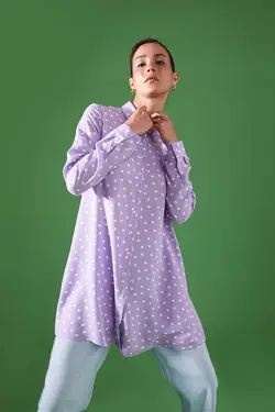 تونیک زنانه بنفش دفاکتو