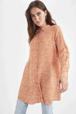 تونیک زنانه نارنجی دفاکتو