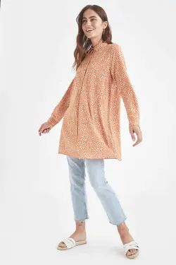 تونیک زنانه نارنجی دفاکتو