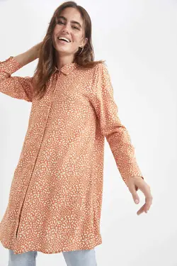 تونیک زنانه نارنجی دفاکتو