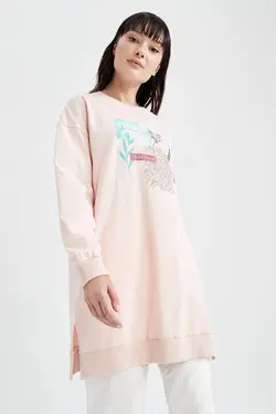 تونیک زنانه صورتی دفاکتو