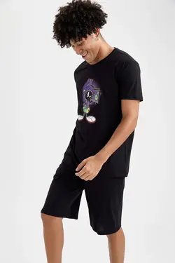 ست لباس راحتی مردانه سیاه دفاکتو