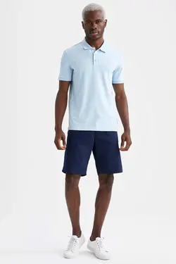 پولوشرت مردانه آبی دفاکتو