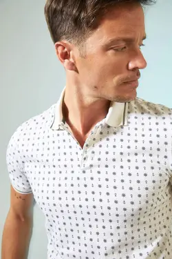 پولوشرت مردانه سفید دفاکتو