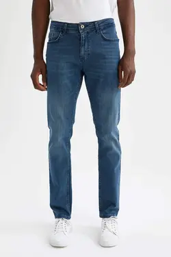 شلوار جین جذب مردانه سبز دفاکتو