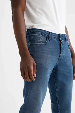 شلوار جین جذب مردانه سبز دفاکتو