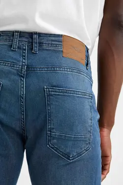 شلوار جین جذب مردانه سبز دفاکتو