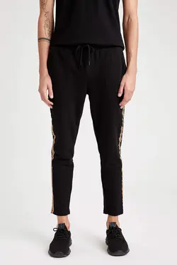 شلوار راحتی جاگر مردانه سیاه دفاکتو