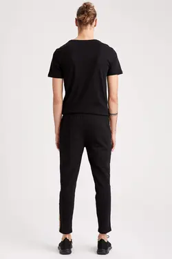 شلوار راحتی جاگر مردانه سیاه دفاکتو