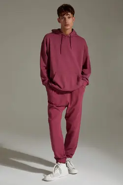 شلوار راحتی جاگر مردانه زرشکی دفاکتو