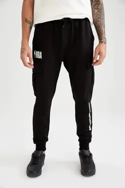 شلوار راحتی جاگر مردانه سیاه دفاکتو