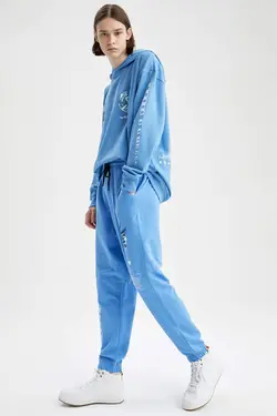 شلوار راحتی جاگر مردانه آبی دفاکتو