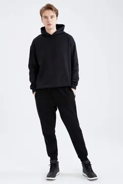 شلوار راحتی جاگر مردانه سیاه دفاکتو