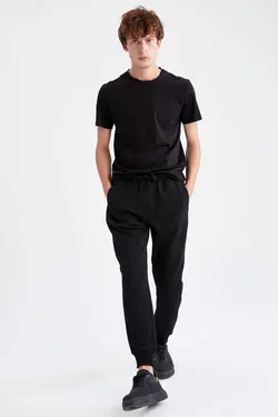 شلوار راحتی جاگر مردانه سیاه دفاکتو