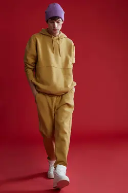 شلوار راحتی جاگر مردانه  زرد دفاکتو