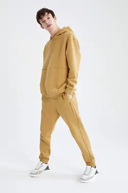 شلوار راحتی جاگر مردانه  زرد دفاکتو