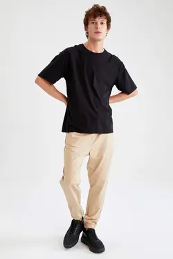 شلوار راحتی جاگر مردانه بژ دفاکتو