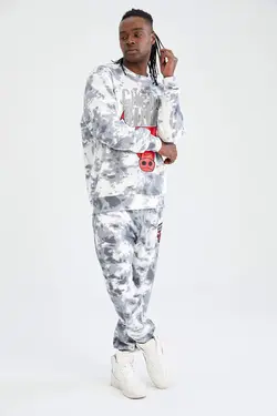 شلوار راحتی جاگر مردانه خاکستری دفاکتو