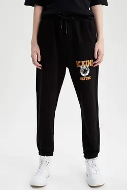 شلوار راحتی جاگر مردانه سیاه دفاکتو