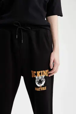 شلوار راحتی جاگر مردانه سیاه دفاکتو