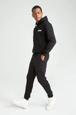 شلوار راحتی جاگر مردانه سیاه دفاکتو