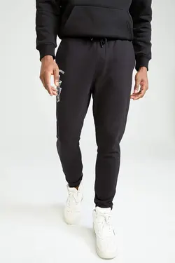 شلوار راحتی جاگر مردانه سیاه دفاکتو