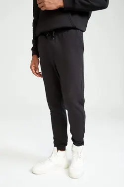 شلوار راحتی جاگر مردانه سیاه دفاکتو